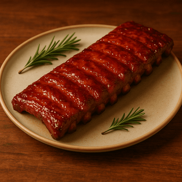 Spareribs piri piri voorgegaard