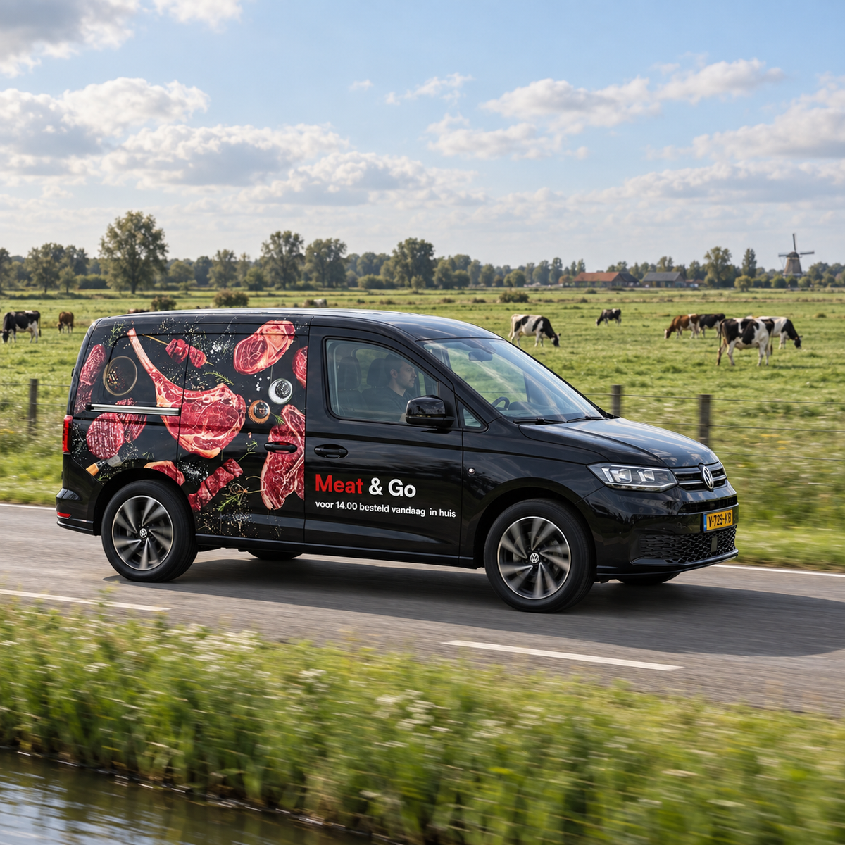 Meat & Go bezorgbus