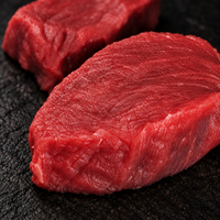Close-up van biefstuk van de haas – Meat & Go