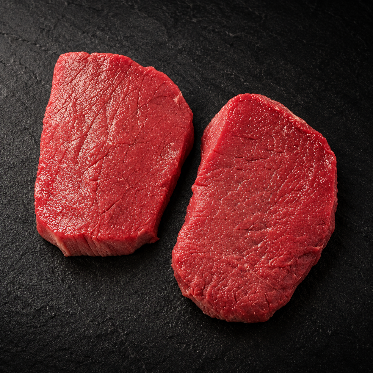 Hollandse biefstuk op donkere natuursteen – Meat & Go